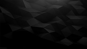 Dark Monochrome Low Poly Geometric Abstract Pattern HD wallpaper