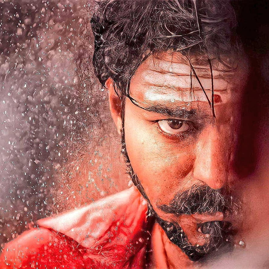 Thalapathy Vijay Mersal Movie Poster Close-Up Portrait HD phone wallpaper