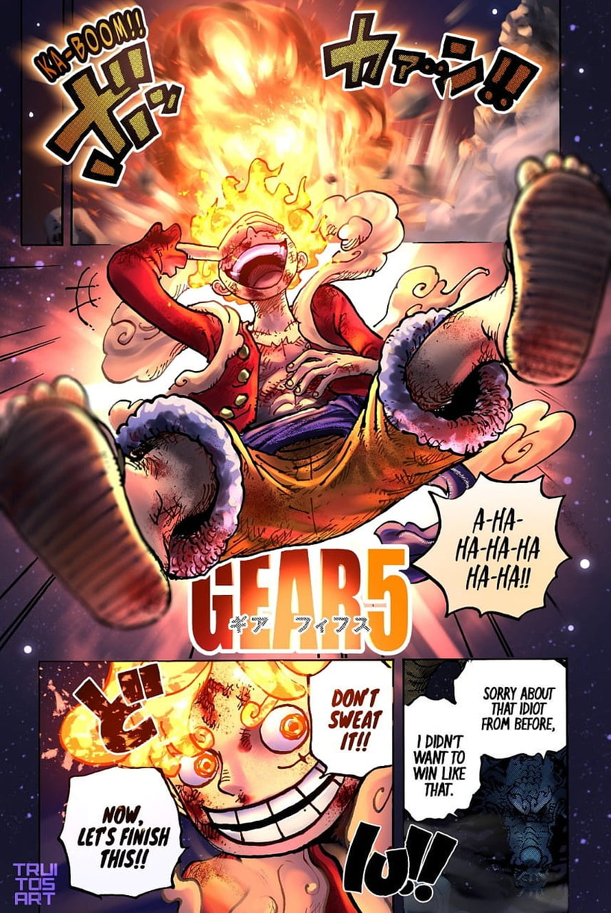 Monkey D. Luffy Gear 5 Sun God Nika Transformation One Piece Anime Manga Wallpaper, Luffy Gear 5, gear5, onepiece HD phone wallpaper