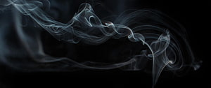 Abstract White Smoke Swirling Against a Dark Black Background HD wallpaper