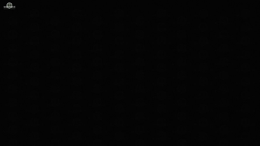 Minimalist Solid Black Screen with Subtle Texture and Small Logo Detail HD wallpaper
