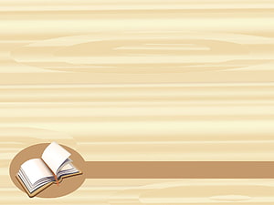 Elegant Beige Presentation Slide with Open Book Icon and Soft Gradient Background HD wallpaper
