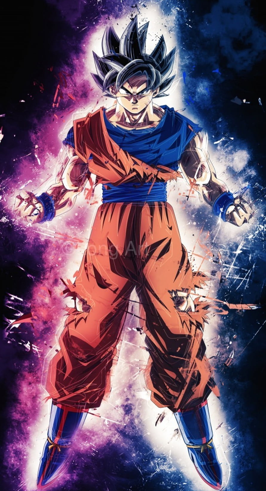 Goku Ultra Instinct Sign Anime Wallpaper HD phone wallpaper