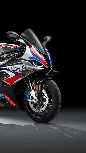 BMW M 1000 RR Superbike in M Motorsport Livery with Carbon Fiber Details HD phone wallpaper