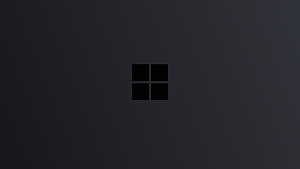 Windows 10 Logo Minimalist Dark Background HD wallpaper