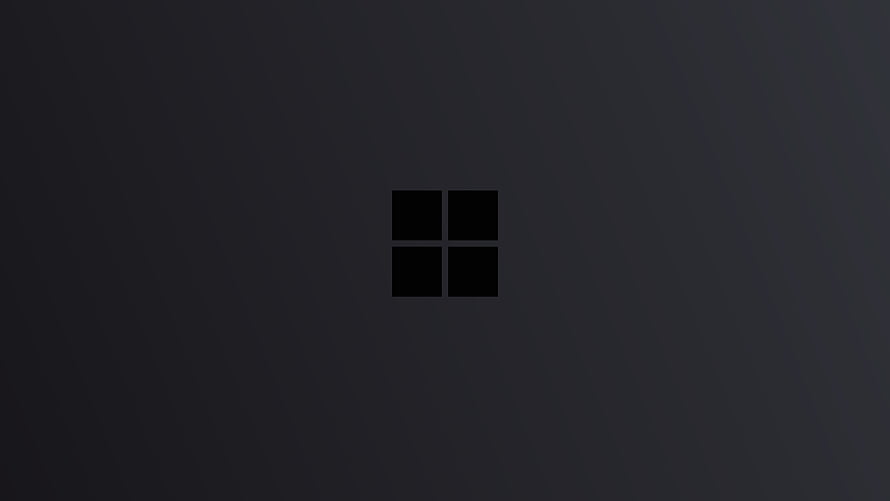 Windows 10 Logo Minimalist Dark Background HD wallpaper