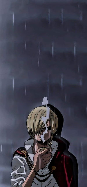 Annie Leonhart from Attack on Titan standing in the rain holding a broken ODM gear handle HD phone wallpaper