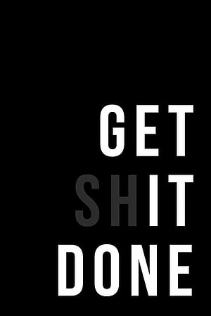 Minimalist Motivational Quote Wallpaper with Bold Typography on Black Background HD phone wallpaper