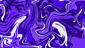 Vibrant Purple and White Liquid Marble Abstract Flow Pattern HD wallpaper