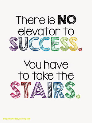 Colorful Handwritten Motivational Quote About Success and Hard Work HD phone wallpaper