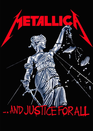 Metallica And Justice For All Album Cover Art Poster HD phone wallpaper