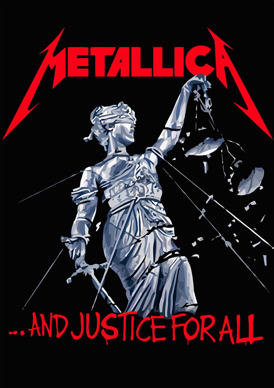 Metallica And Justice For All Album Cover Art Poster HD phone wallpaper