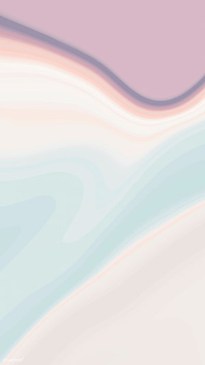 Soft Pastel Abstract Waves Wallpaper with Blush Pink and Mint Blue Gradients HD phone wallpaper
