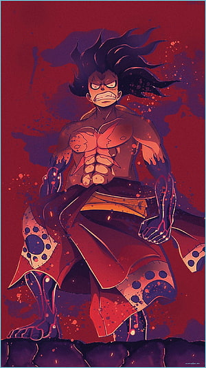 Monkey D. Luffy Gear 5 Sun God Nika Form Anime Wallpaper HD phone wallpaper