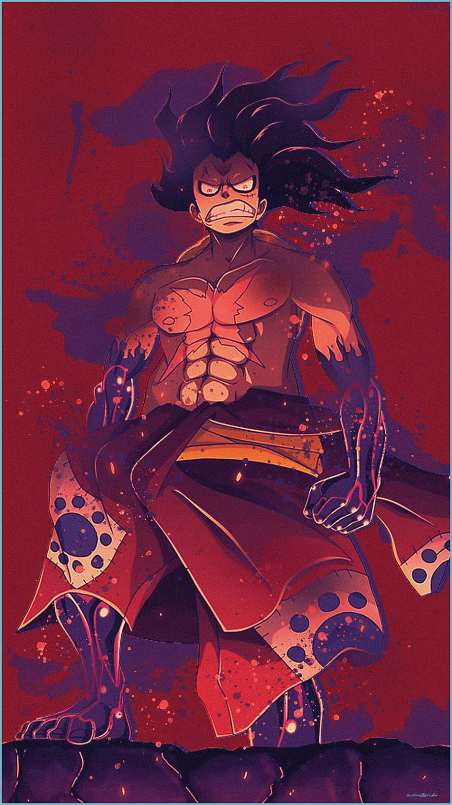 Monkey D. Luffy Gear 5 Sun God Nika Form Anime Wallpaper HD phone wallpaper