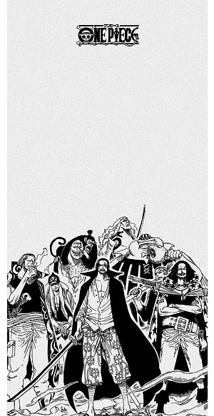 One Piece Blackbeard Pirates Crew Manga Illustration Wallpaper, Shanks, Anime, One Piece, Manga HD phone wallpaper