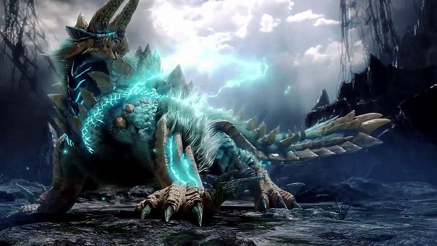 Zinogre Electric Dragon Monster Hunter Wallpaper HD wallpaper
