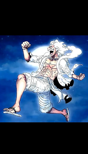 Monkey D. Luffy Gear 5 Sun God Nika Form Anime Wallpaper HD phone wallpaper