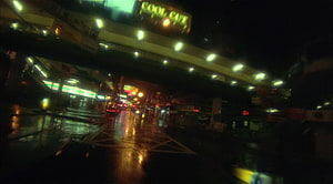 Fallen Angels Night Street Scene with Neon Signs and Rain Reflections HD wallpaper