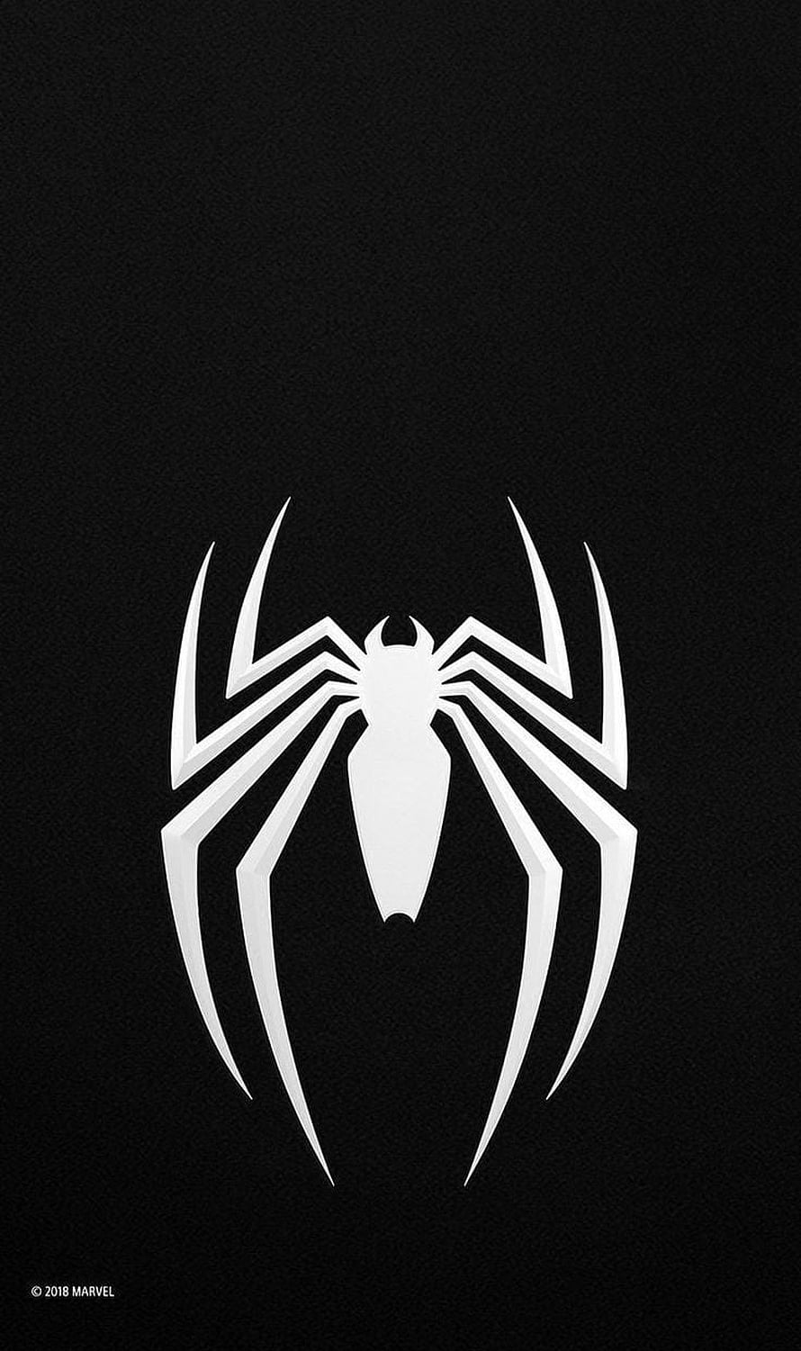 Minimalist White Spider-Man Logo on Black Background, Spiderman Logo (Black & White) - Ps4 - Ideas of Ps4 #ps4 #playstation4 - Spiderman Logo (Bla. Marvel comics , Marvel superhero posters, Spiderman tattoo, PS4 Symbol HD phone wallpaper