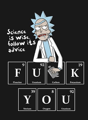 Rick Sanchez Science Is Wise Follow Its Advice Periodic Table Art HD phone wallpaper
