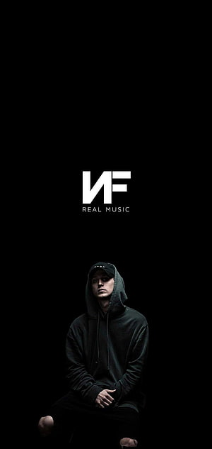 NF Real Music Artist Portrait in Dark Hoodie and Cap HD phone wallpaper