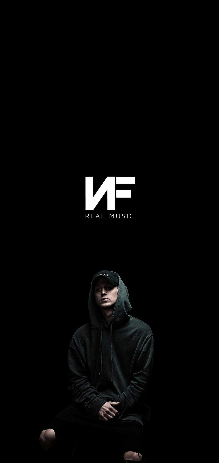 NF Real Music Artist Portrait in Dark Hoodie and Cap HD phone wallpaper