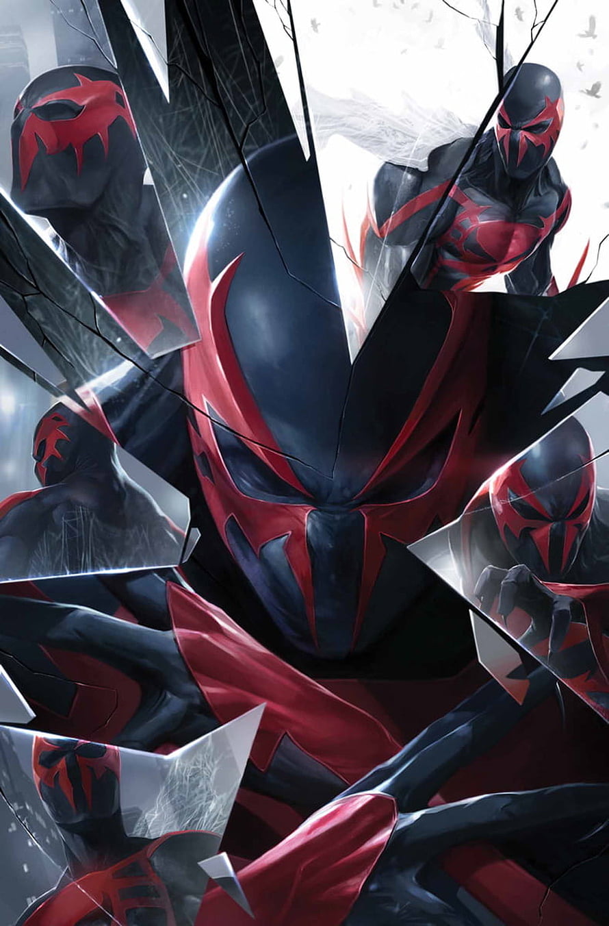 Spider-Man 2099 Shattered Glass Comic Artwork, October 2014 Spider Solicitations – Spider Man Crawlspace, Spider-Man 2099 HD phone wallpaper