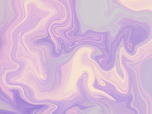Pastel Lavender Liquid Marble Abstract Art with Soft Swirling Cream and Violet Tones HD wallpaper
