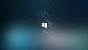 Windows 10 Default Desktop Background with Night Sky and Stars HD wallpaper