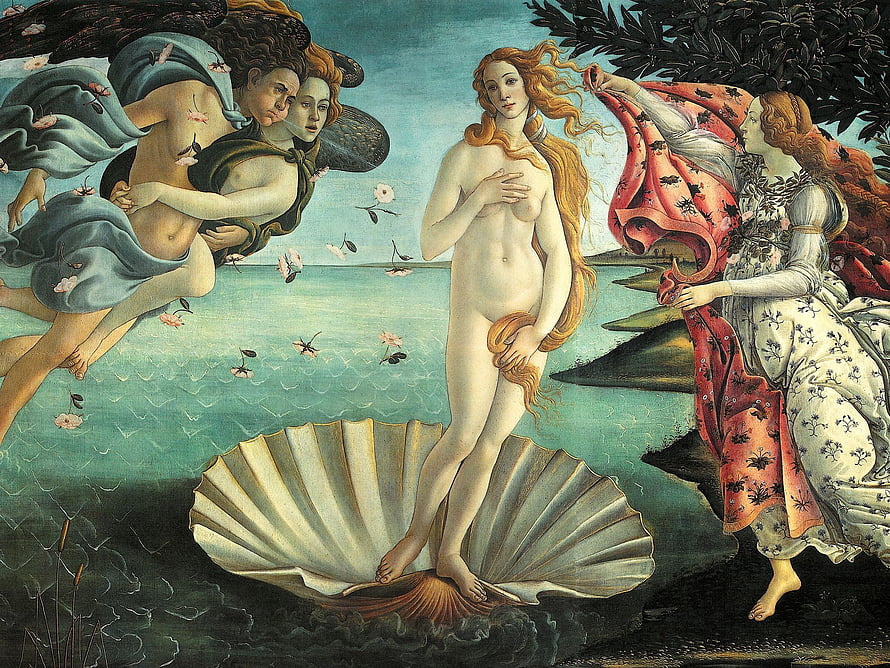 Sandro Botticelli The Birth of Venus Renaissance Masterpiece Artwork HD wallpaper