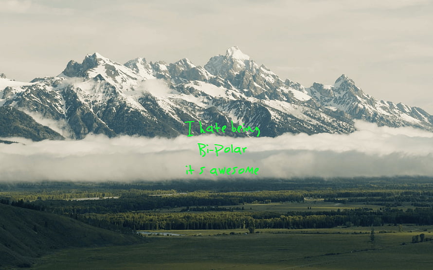 Snow-Capped Mountain Range Rising Above a Sea of Clouds Over a Green Valley HD wallpaper