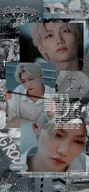 Felix Lee Stray Kids Aesthetic Collage Wallpaper HD phone wallpaper