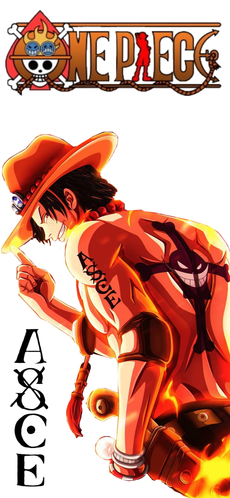Portgas D. Ace One Piece Anime Wallpaper HD phone wallpaper