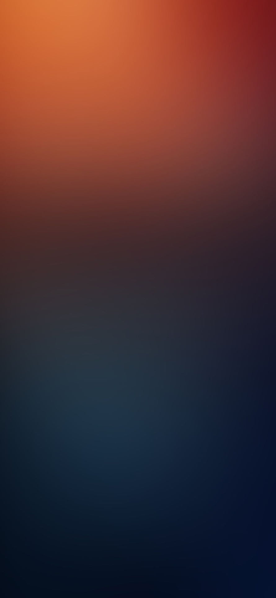 Warm Sunset to Deep Ocean Gradient Abstract Minimalist Background HD phone wallpaper